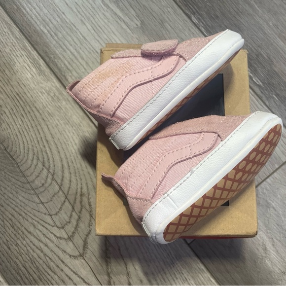 Vans Sk8-Hi Crib Chalk Shoes - Picture 3 of 5